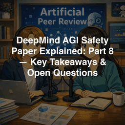 DeepMind AGI Safety Paper Explained: Part 8 — Key Takeaways & Open Questions